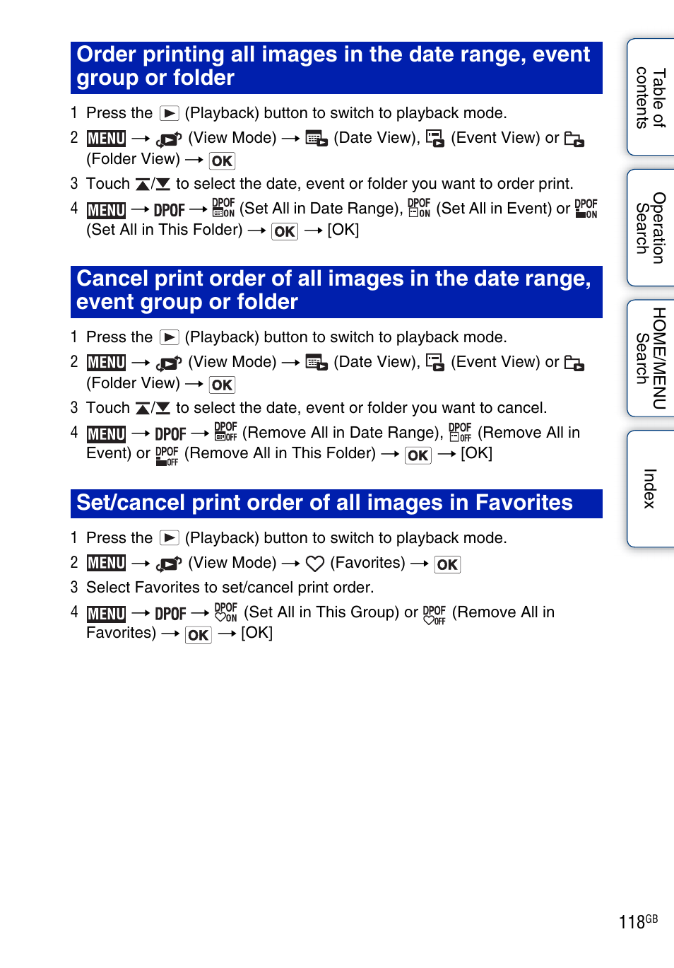 Sony DSC-T900 User Manual | Page 118 / 170