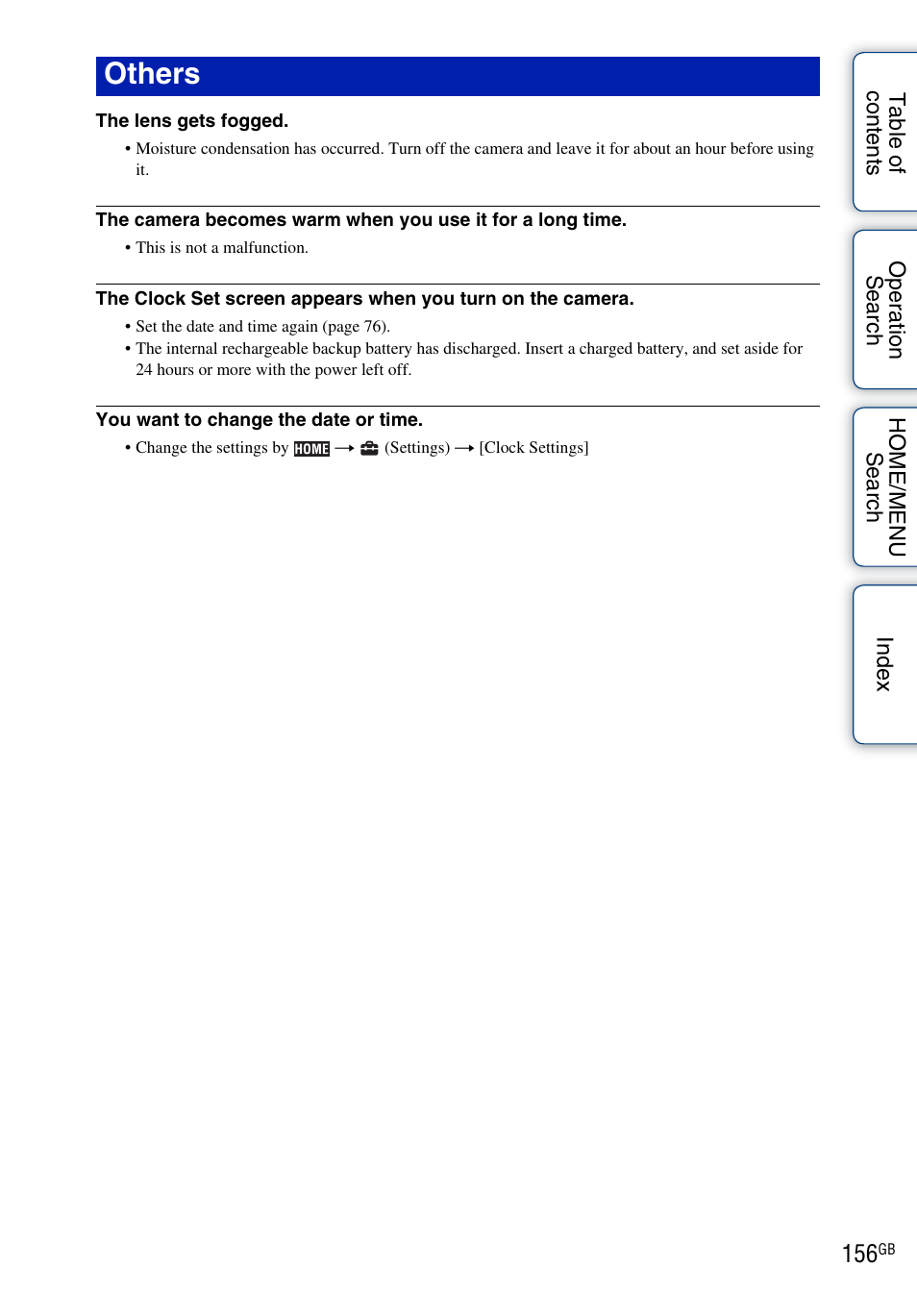 Others | Sony DSC-T900 User Manual | Page 156 / 170