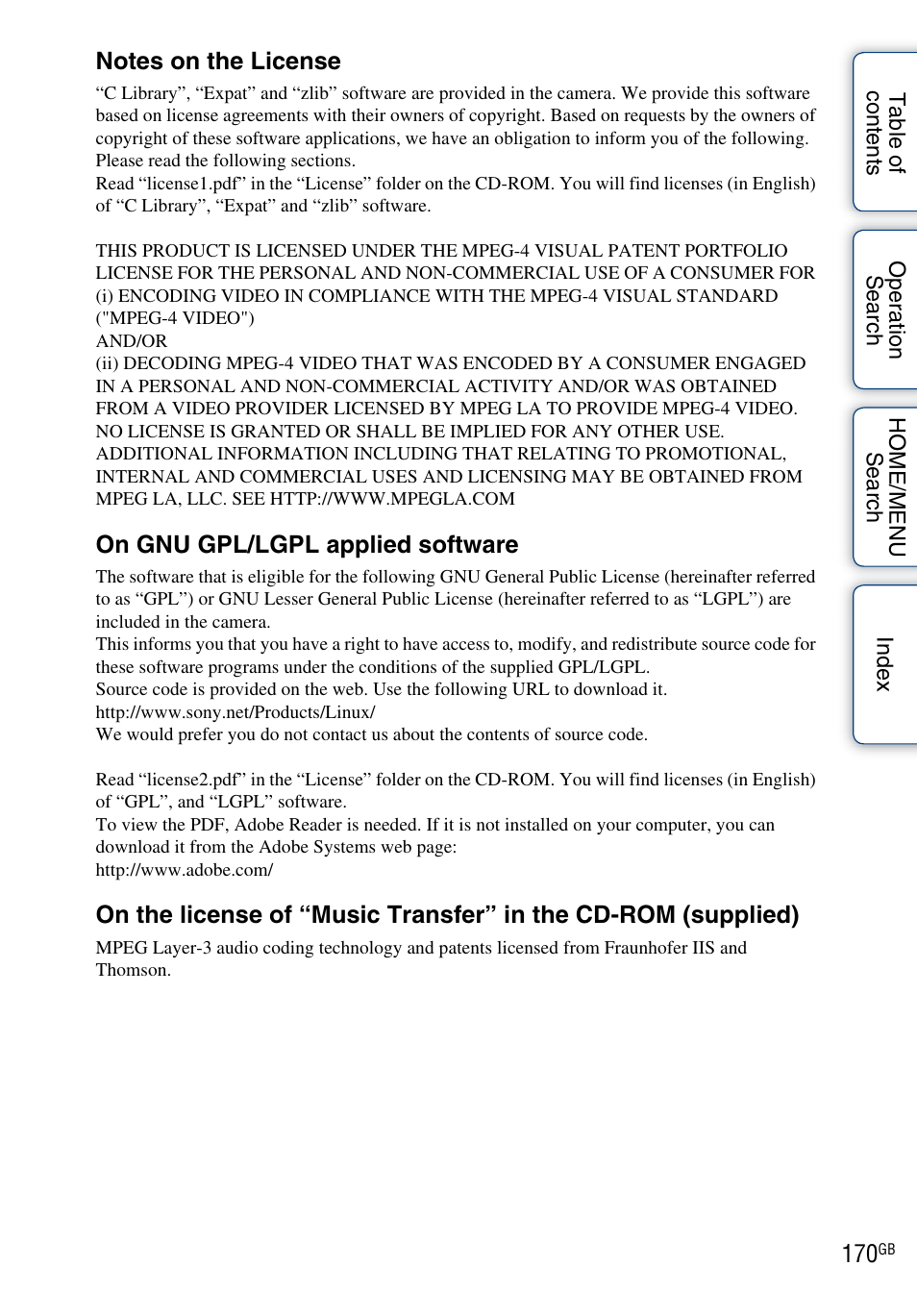 Sony DSC-T900 User Manual | Page 170 / 170