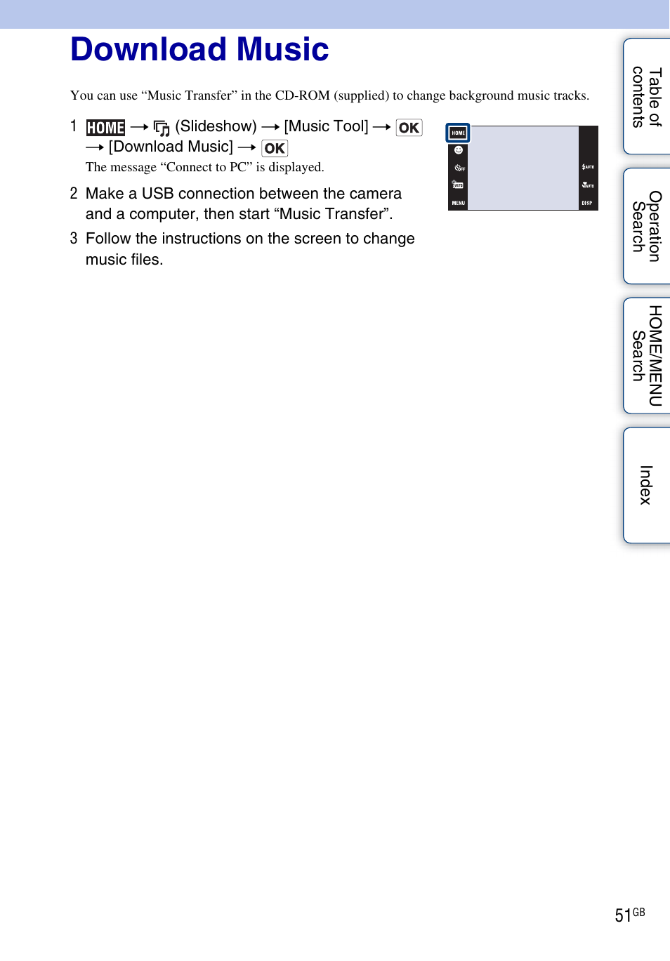 Download music | Sony DSC-T900 User Manual | Page 51 / 170