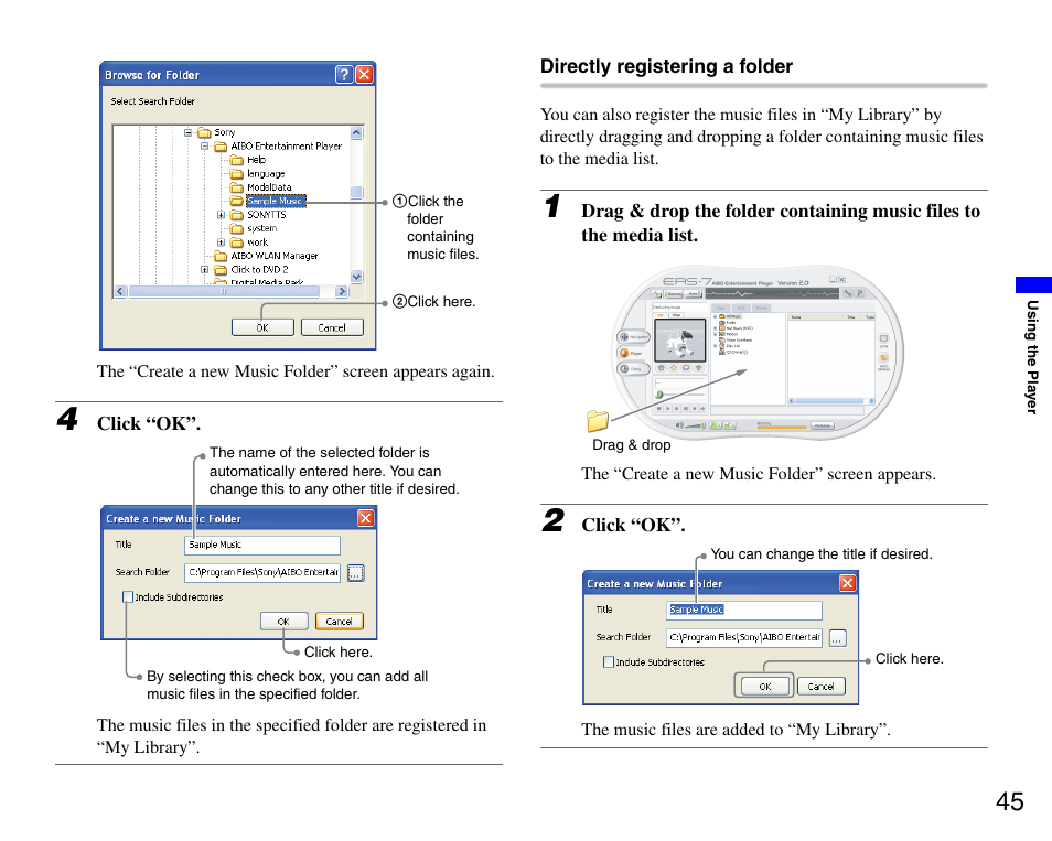 Sony ERS-7M3 User Manual | Page 45 / 99