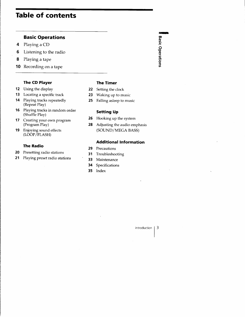 Sony CFD-C1000 User Manual | Page 3 / 36