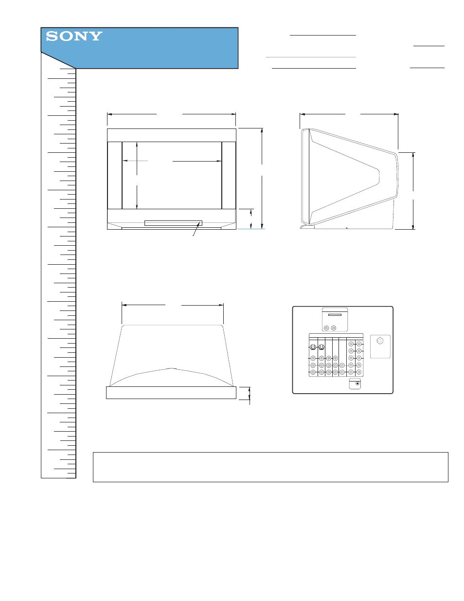 Sony KV-36HS420 User Manual | 1 page