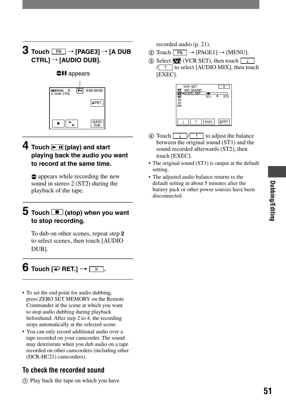 Sony DCR-HC21 User Manual | Page 51 / 92