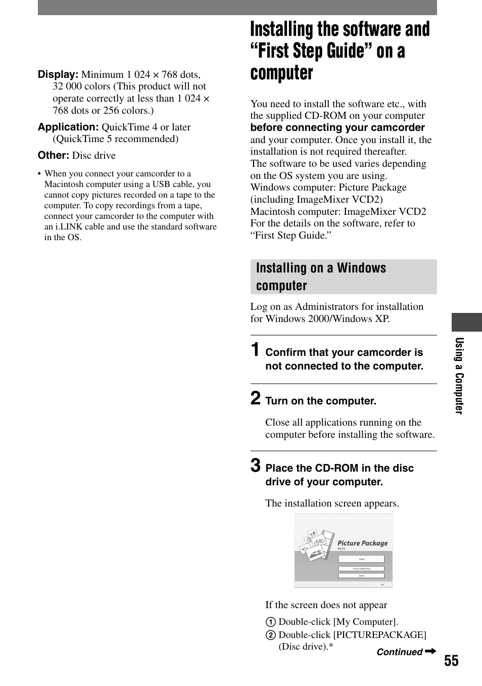 Sony DCR-HC21 User Manual | Page 55 / 92