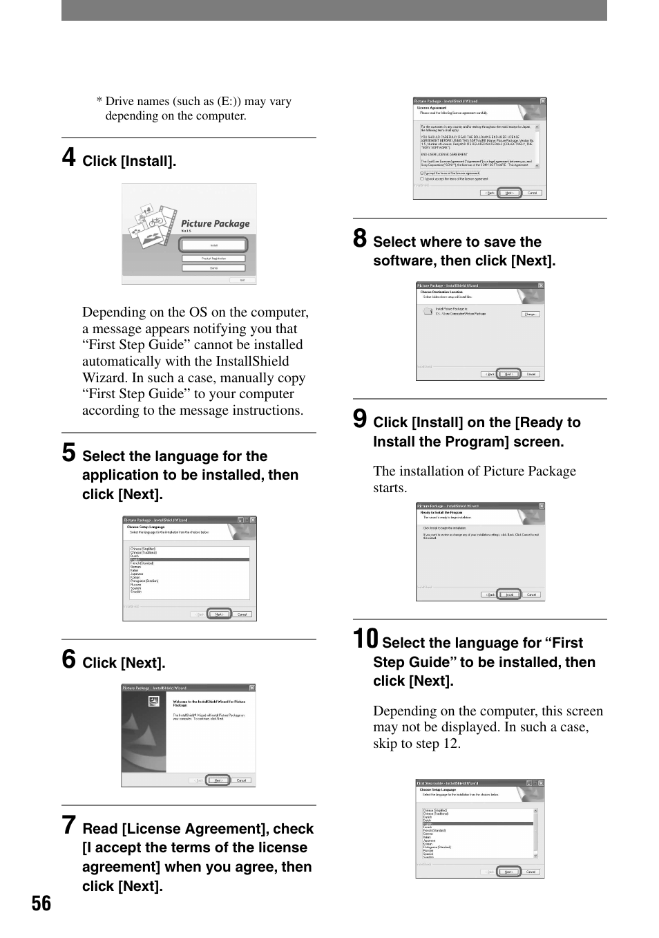 Sony DCR-HC21 User Manual | Page 56 / 92