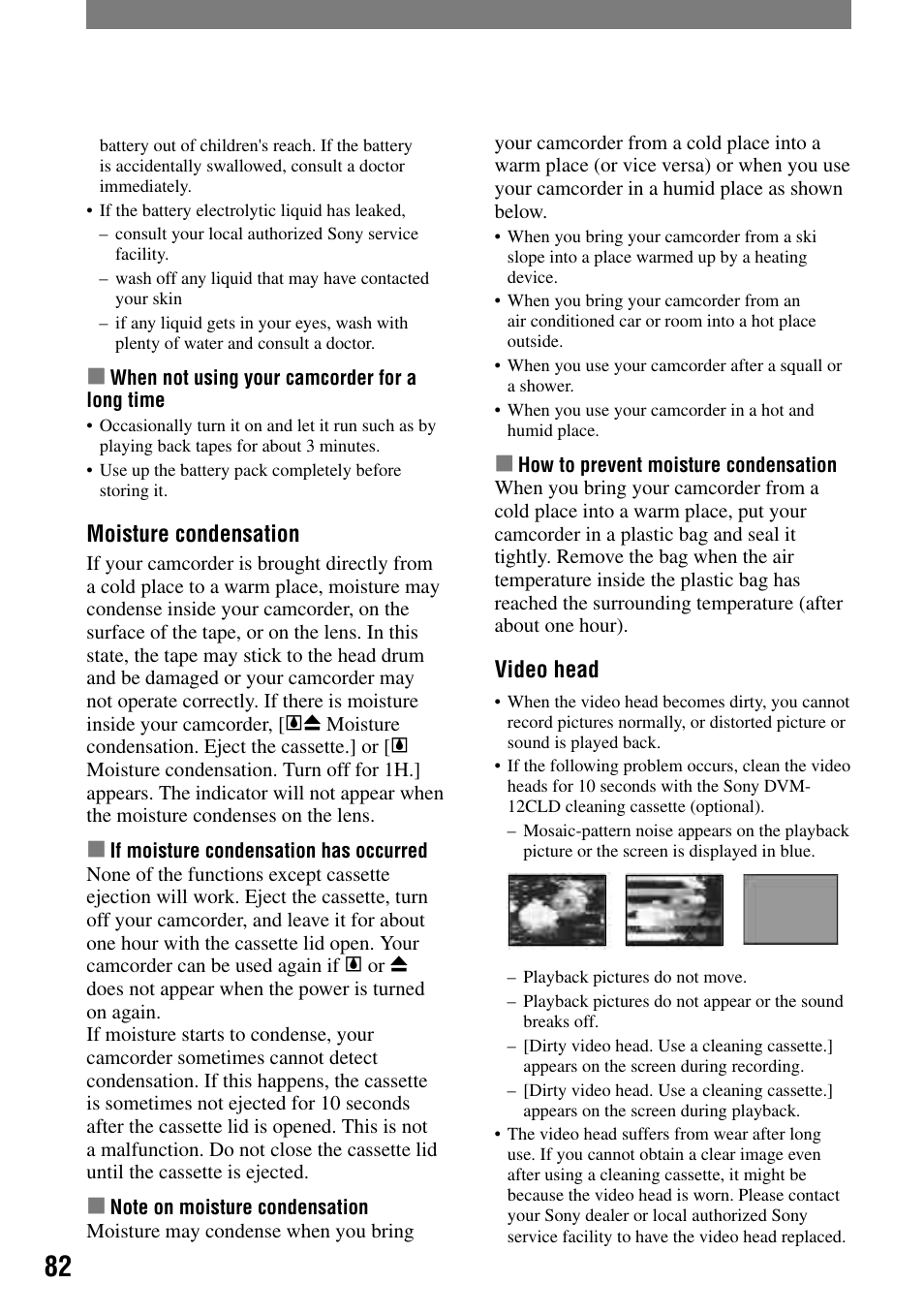 Sony DCR-HC21 User Manual | Page 82 / 92