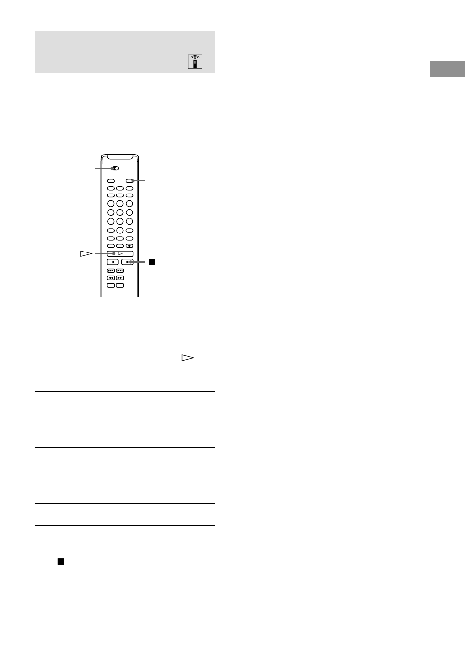 Playing tracks/discs repeatedly (repeat play) z, Repeating all tracks on the disc, Repeating only the current track | Sony RCD-W10 User Manual | Page 13 / 32