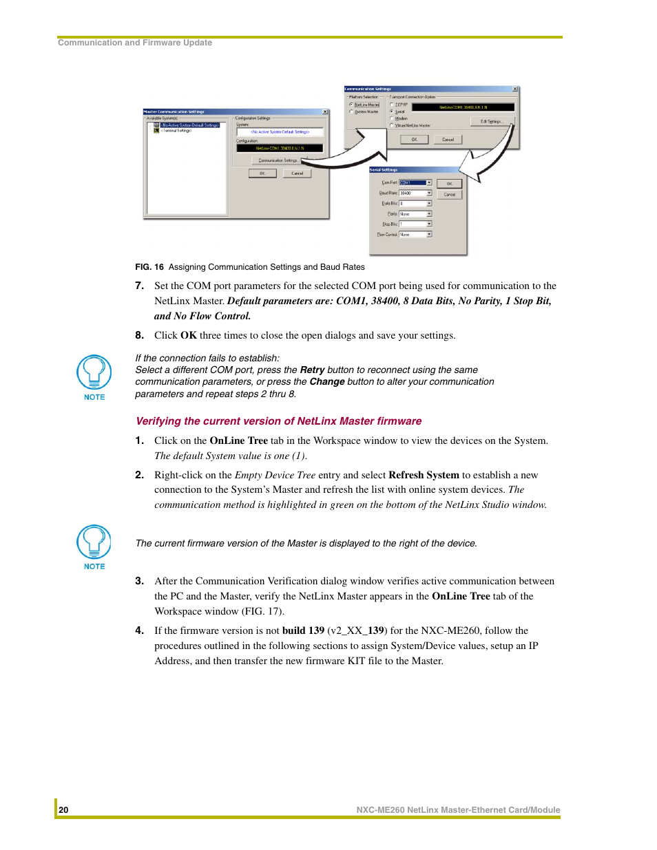 AMX NetLinx Master-Ethernet Card/Module NXC-ME260 User Manual | Page 26 / 106