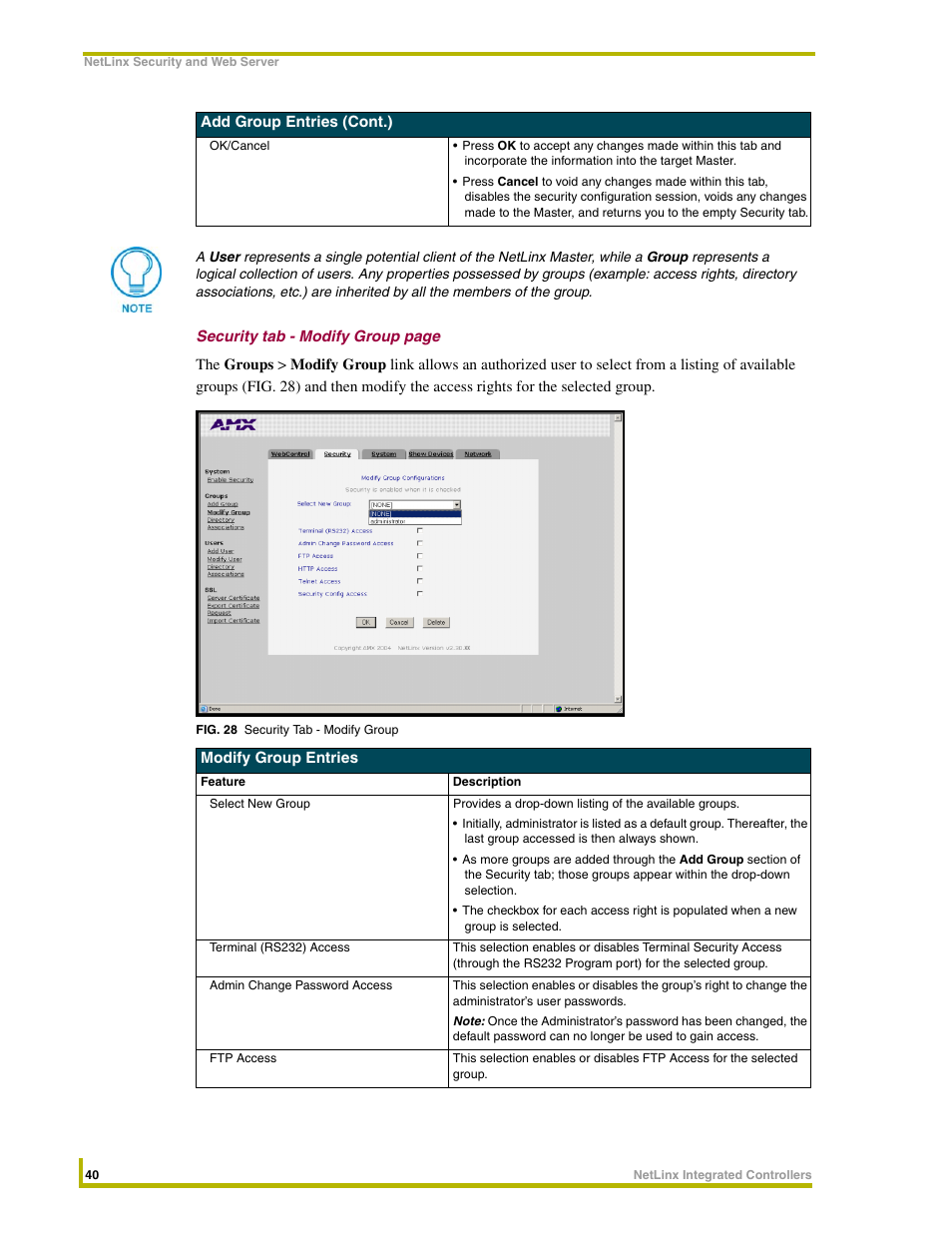 AMX NetLinx Master-Ethernet Card/Module NXC-ME260 User Manual | Page 46 / 106