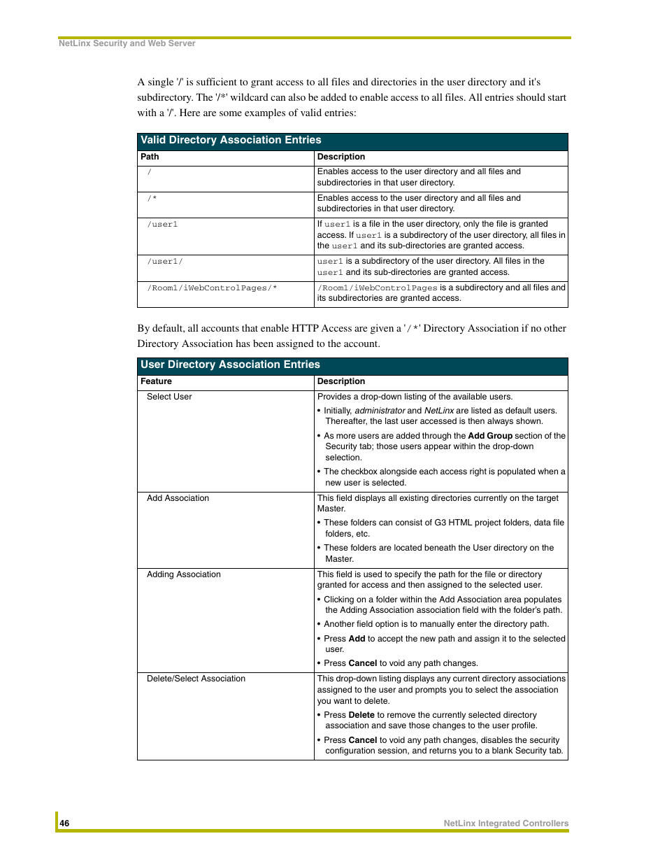 AMX NetLinx Master-Ethernet Card/Module NXC-ME260 User Manual | Page 52 / 106