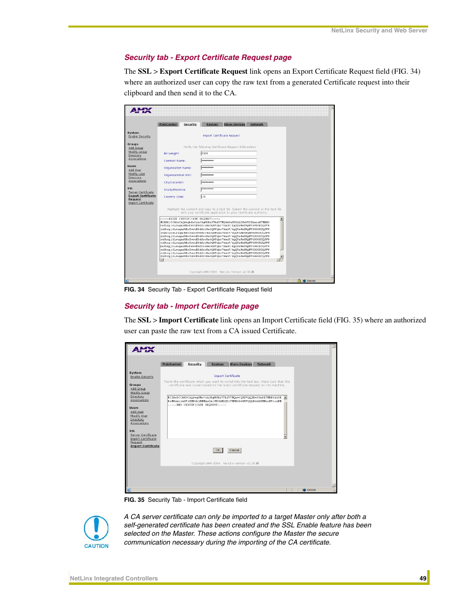 AMX NetLinx Master-Ethernet Card/Module NXC-ME260 User Manual | Page 55 / 106