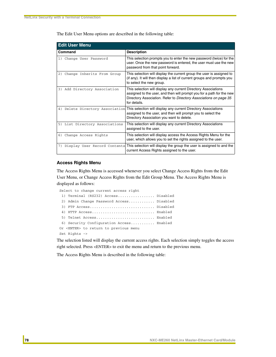 AMX NetLinx Master-Ethernet Card/Module NXC-ME260 User Manual | Page 84 / 106