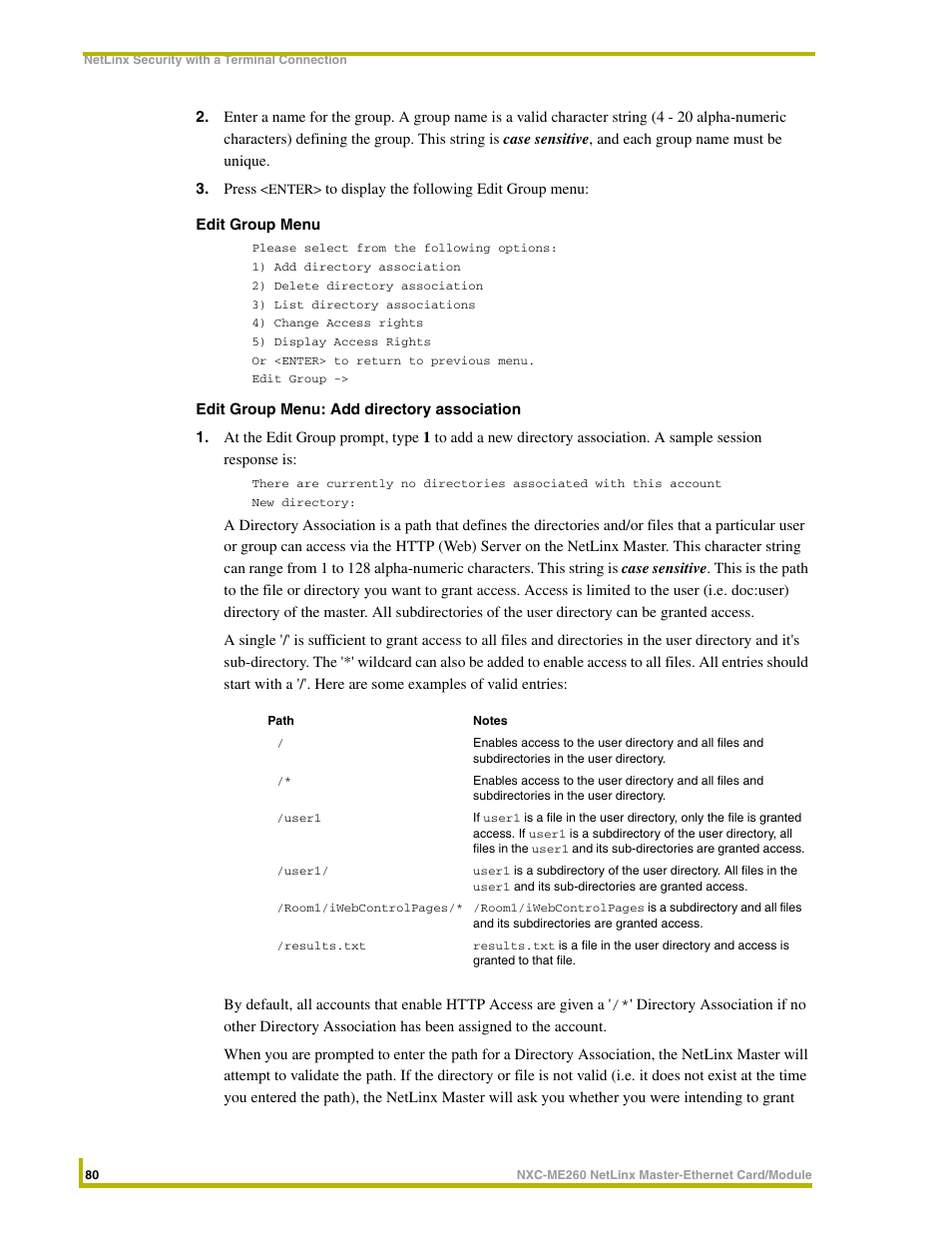 AMX NetLinx Master-Ethernet Card/Module NXC-ME260 User Manual | Page 86 / 106