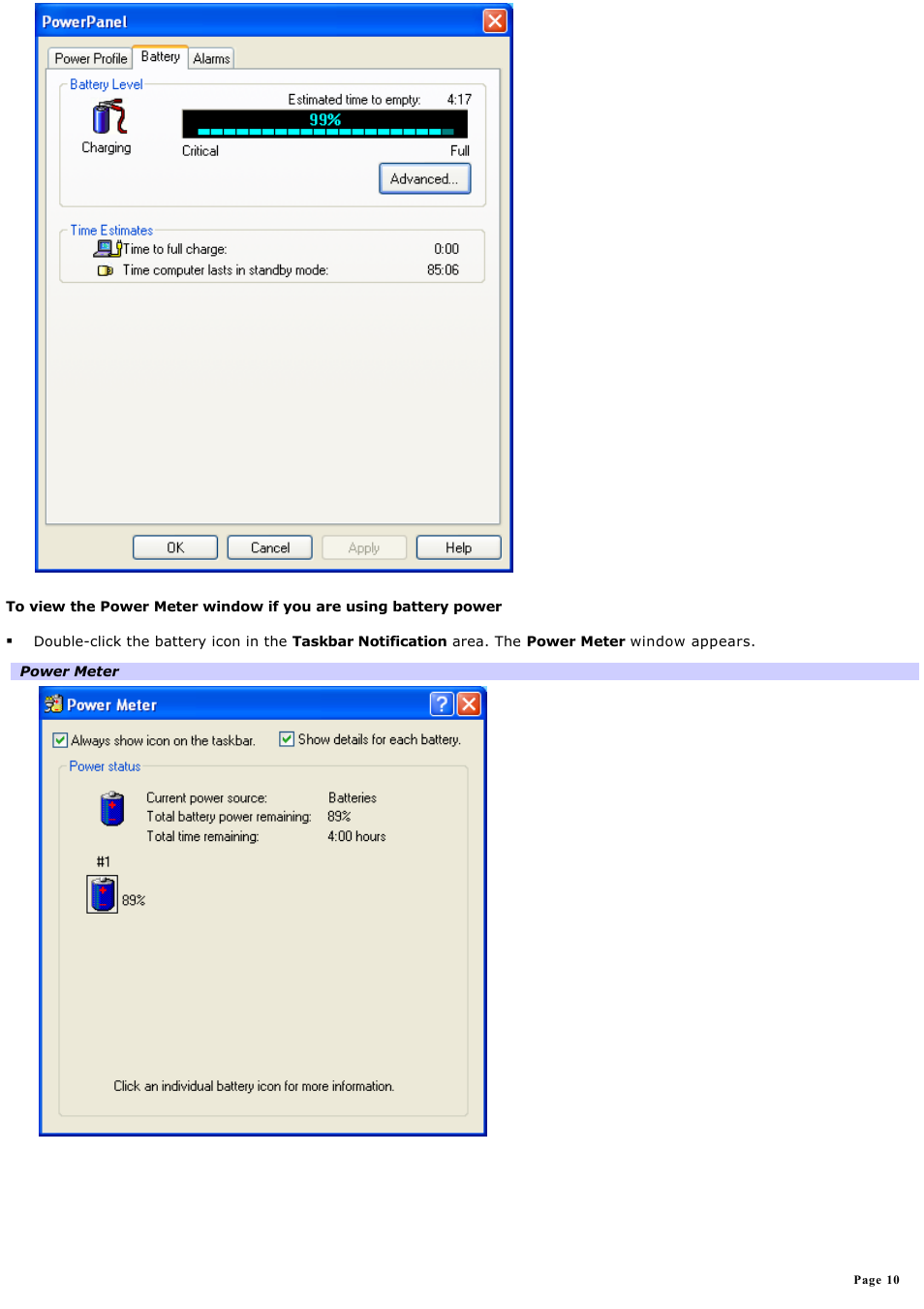 Sony PCG-Z1A1 User Manual | Page 10 / 164