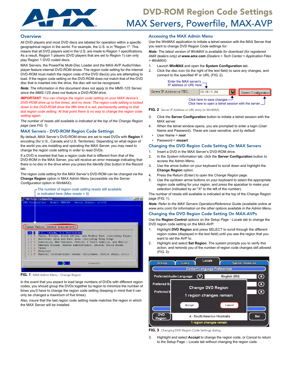 AMX Audio/Video Player MAX-AVP User Manual | 2 pages