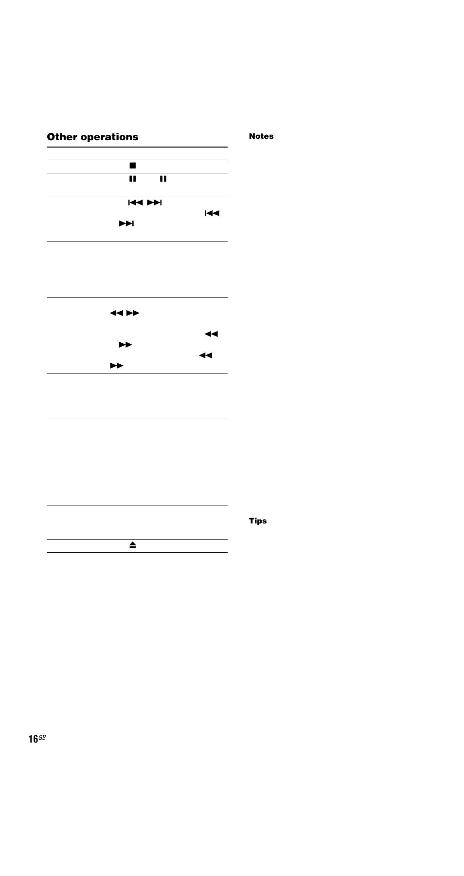 Sony MHC-GX9900 User Manual | Page 16 / 56