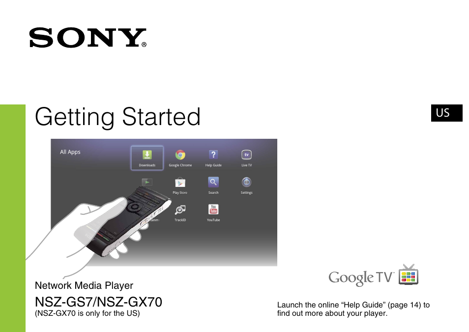 Sony NSZ-GS7 User Manual | 16 pages