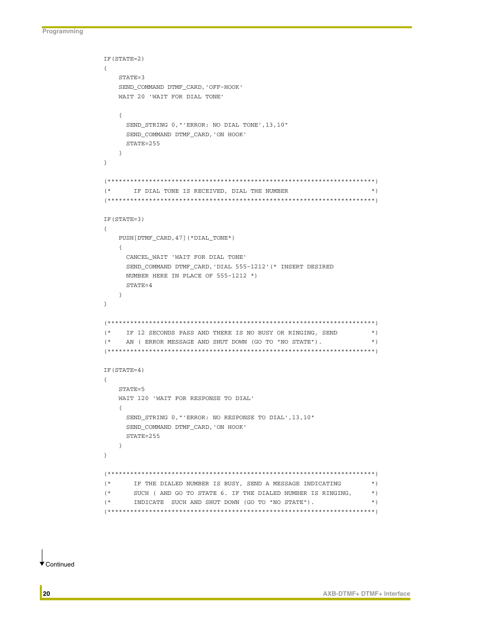 AMX DTMF+ Interface AXB-DTMF+ User Manual | Page 24 / 32