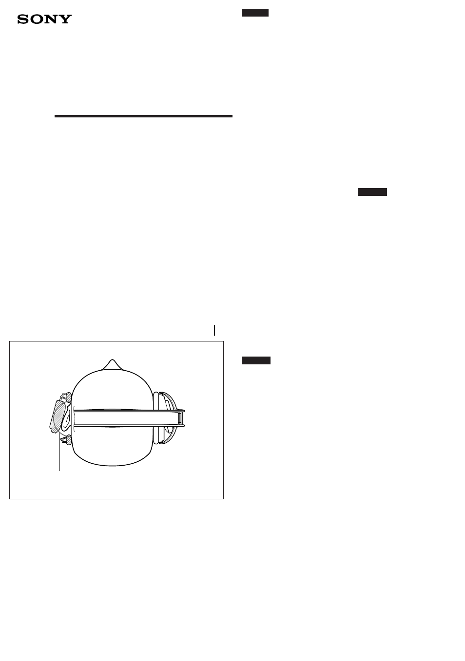 Sony MDR-F1 User Manual | 2 pages