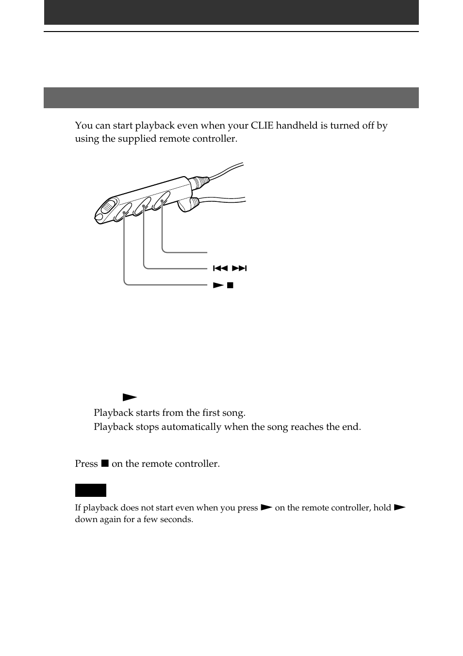 Playing audio files on your clie handheld | Sony PEG-N710C User Manual | Page 40 / 57