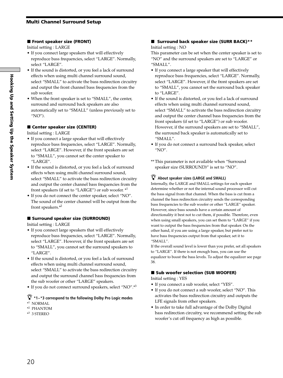 Sony STR-DE975 User Manual | Page 20 / 72