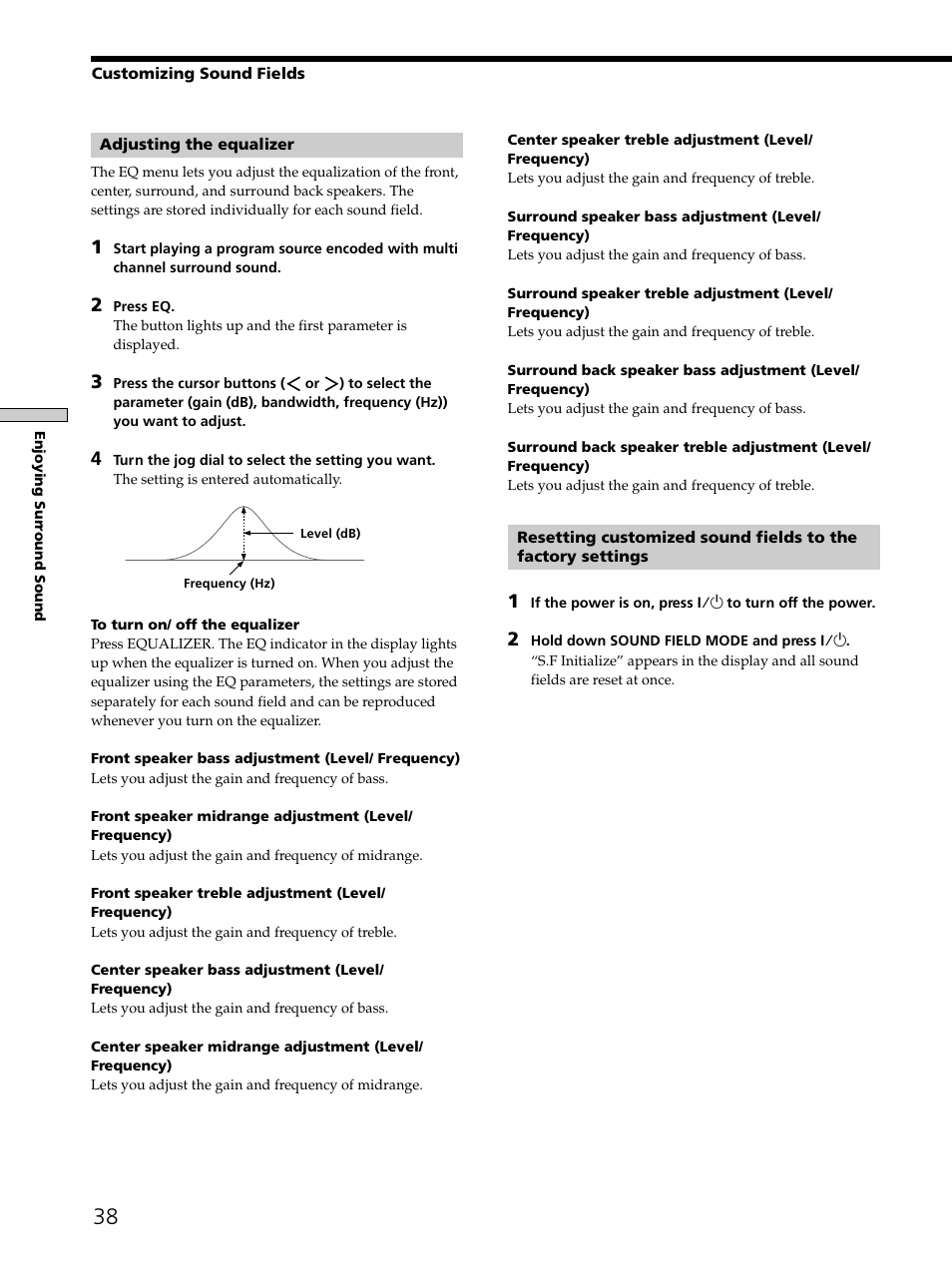 Sony STR-DE975 User Manual | Page 38 / 72