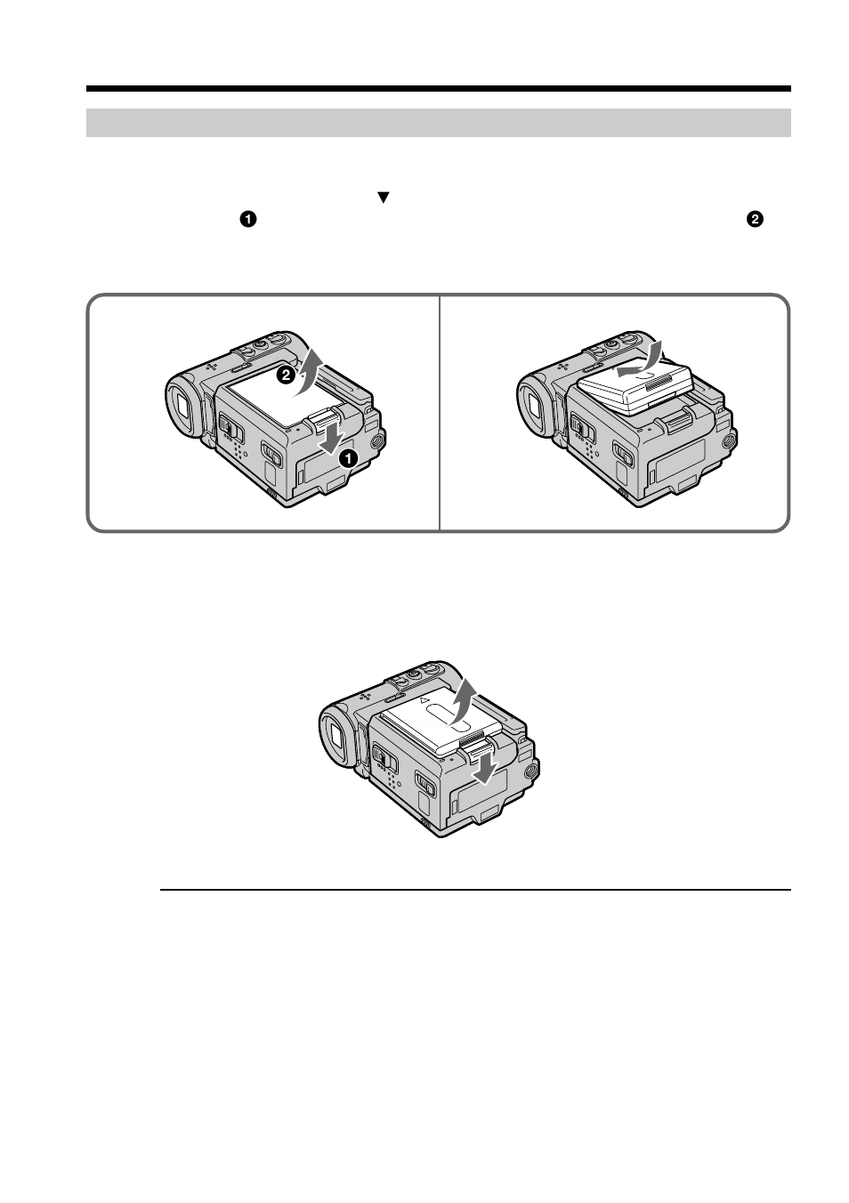 Step 1 preparing the power supply, Installing the battery pack | Sony DCR-IP7BT User Manual | Page 18 / 196