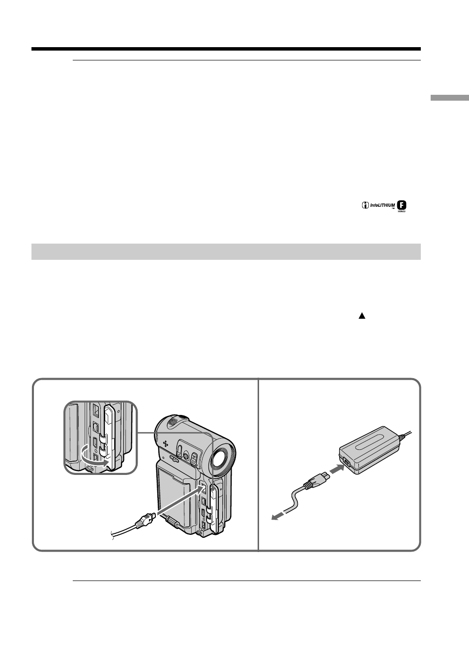 Connecting to a wall outlet | Sony DCR-IP7BT User Manual | Page 21 / 196
