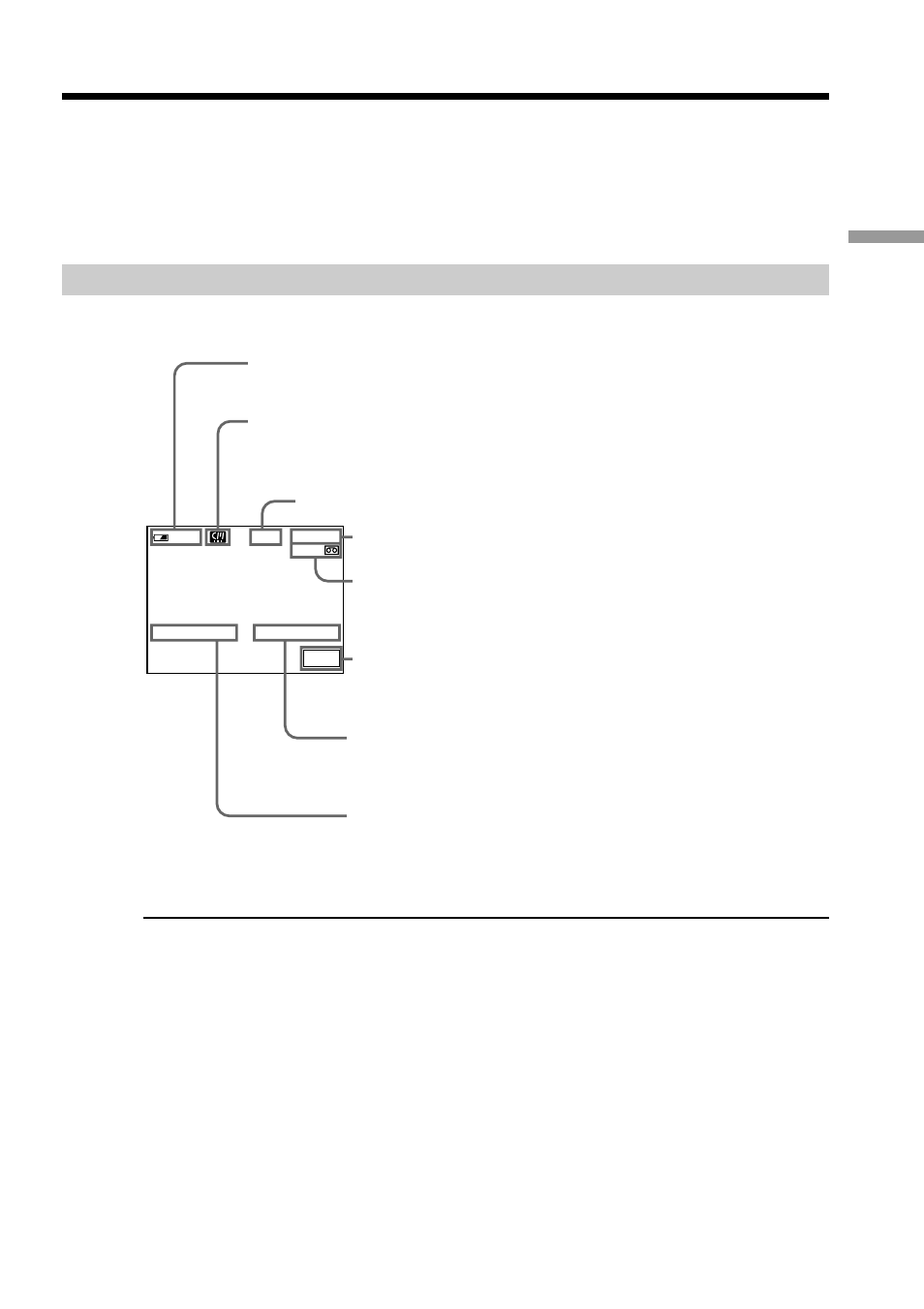 The indicators displayed in recording mode, Recording a picture | Sony DCR-IP7BT User Manual | Page 35 / 196