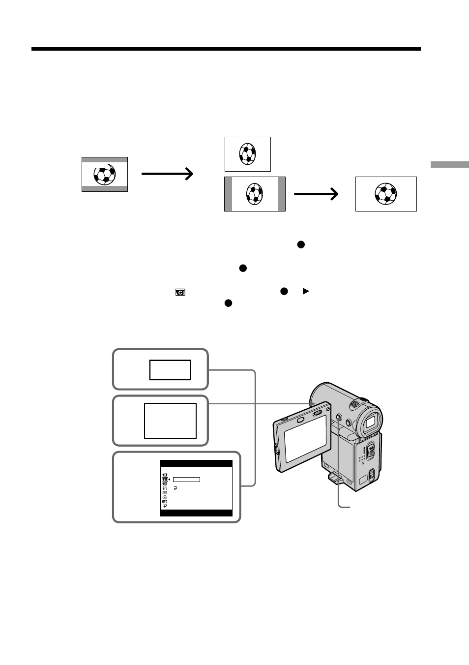 Using the wide mode, Menu | Sony DCR-IP7BT User Manual | Page 49 / 196