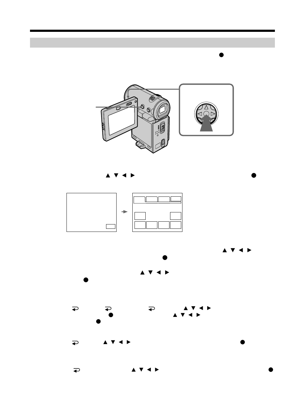 How to use the fn screen, Introduction – basic operations | Sony DCR-IP7BT User Manual | Page 8 / 196