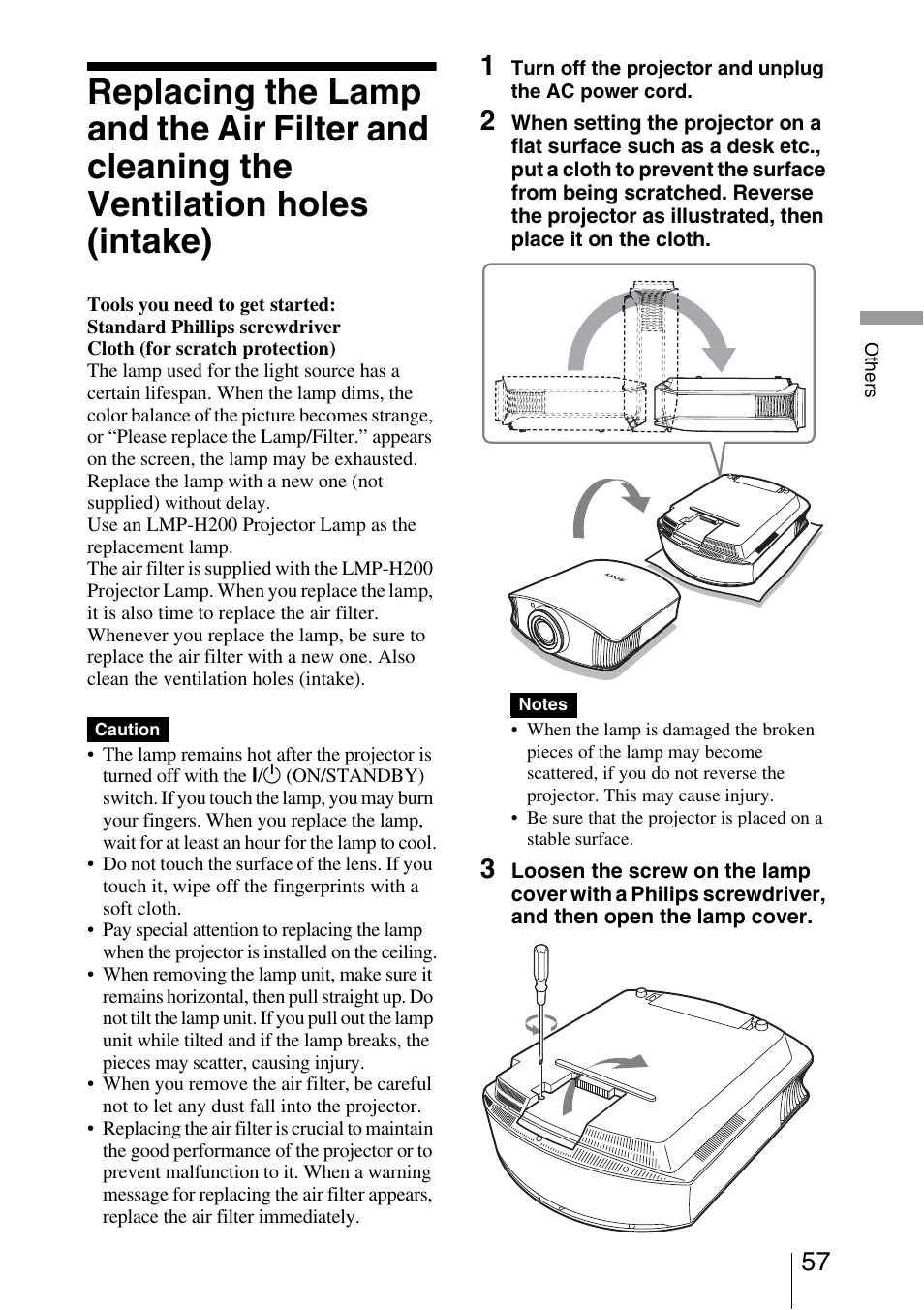 Sony VPL-VW40 User Manual | Page 57 / 80