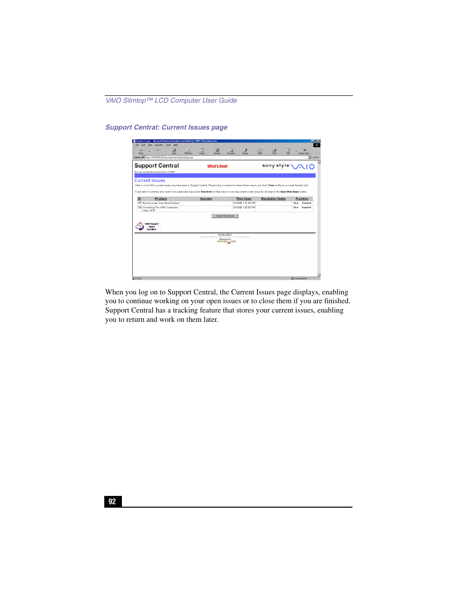 Sony PCV-LX910 User Manual | Page 92 / 124