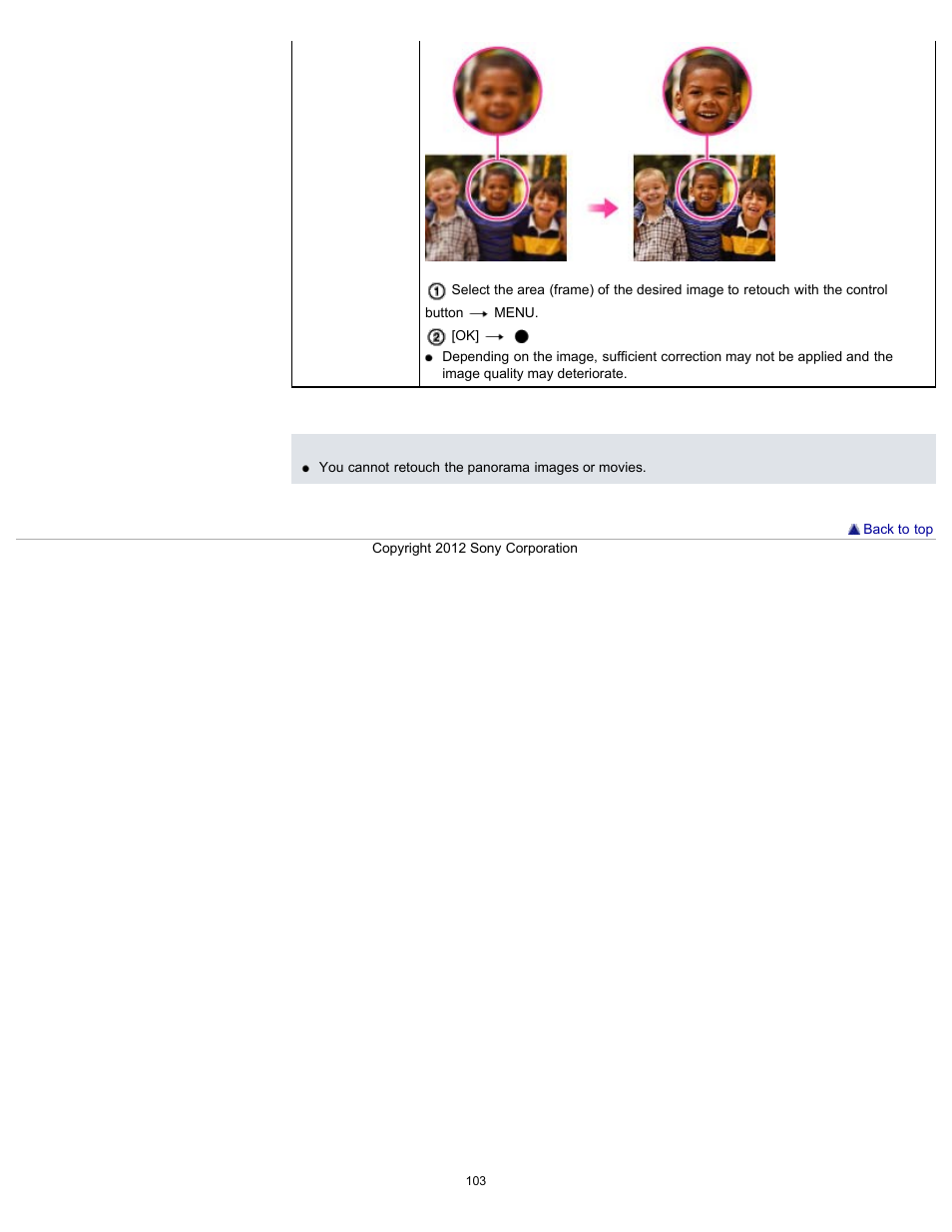 Sony DSC-H90 User Manual | Page 103 / 185
