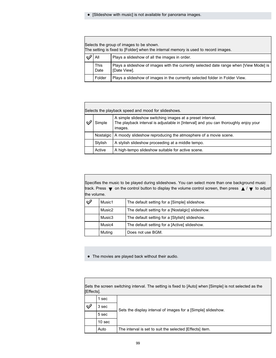 Sony DSC-H90 User Manual | Page 99 / 185