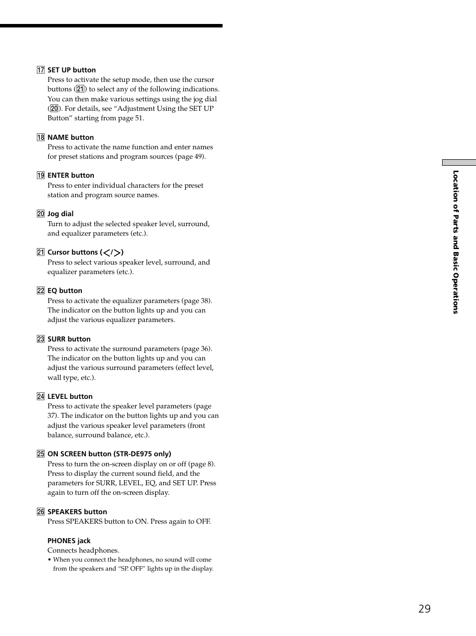 Sony STR-DE875 User Manual | Page 29 / 72