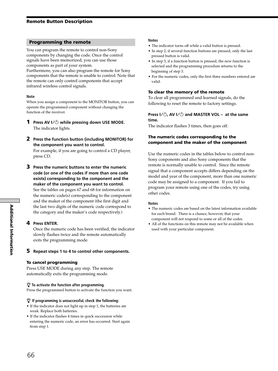 Sony STR-DE875 User Manual | Page 66 / 72