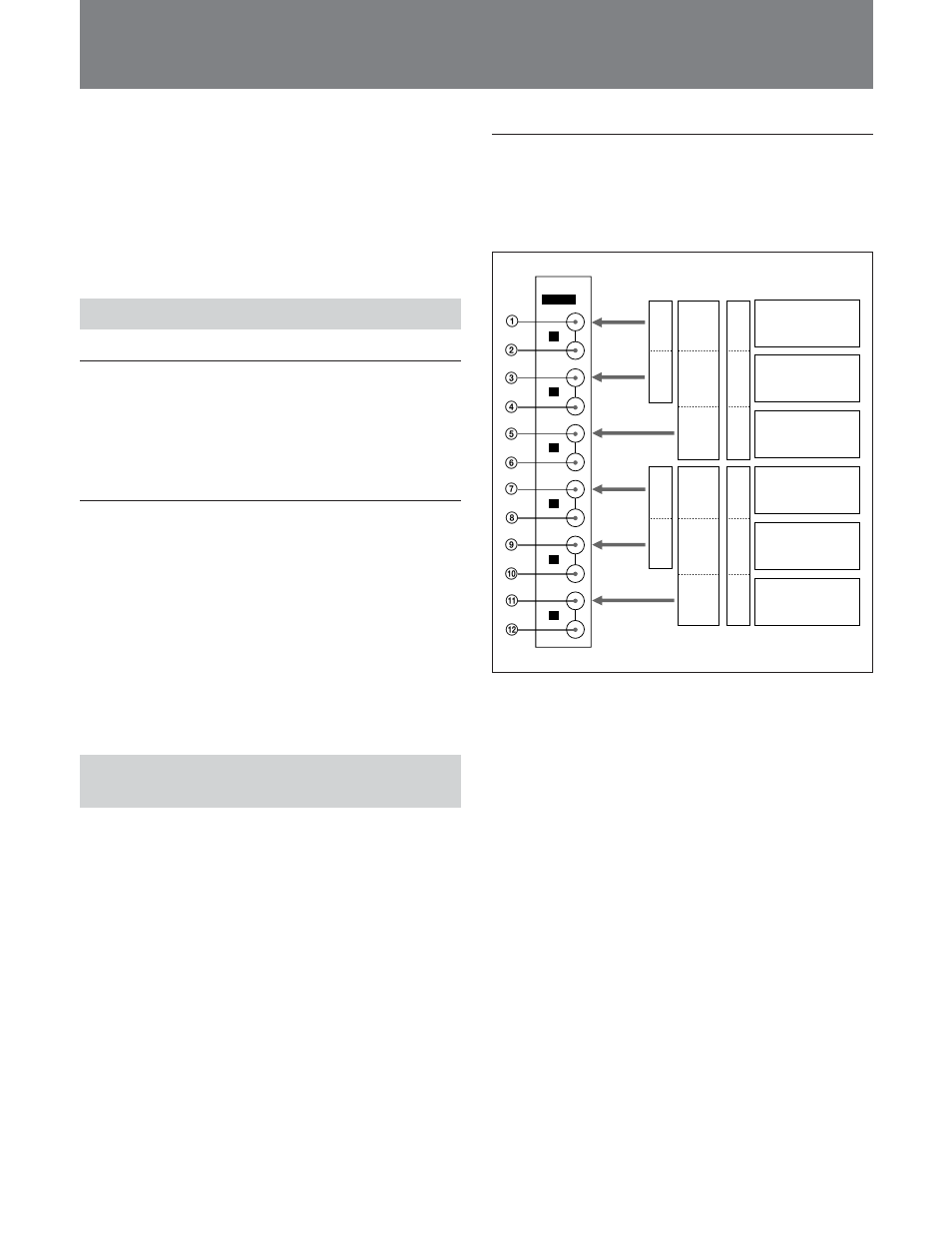 Bkm-25p pal decoder adaptor, Functions, Using the input and output connectors | 12(e), Decoder for analog composite pal signals, Analog input and output signal connectors | Sony BKM-21D User Manual | Page 36 / 48