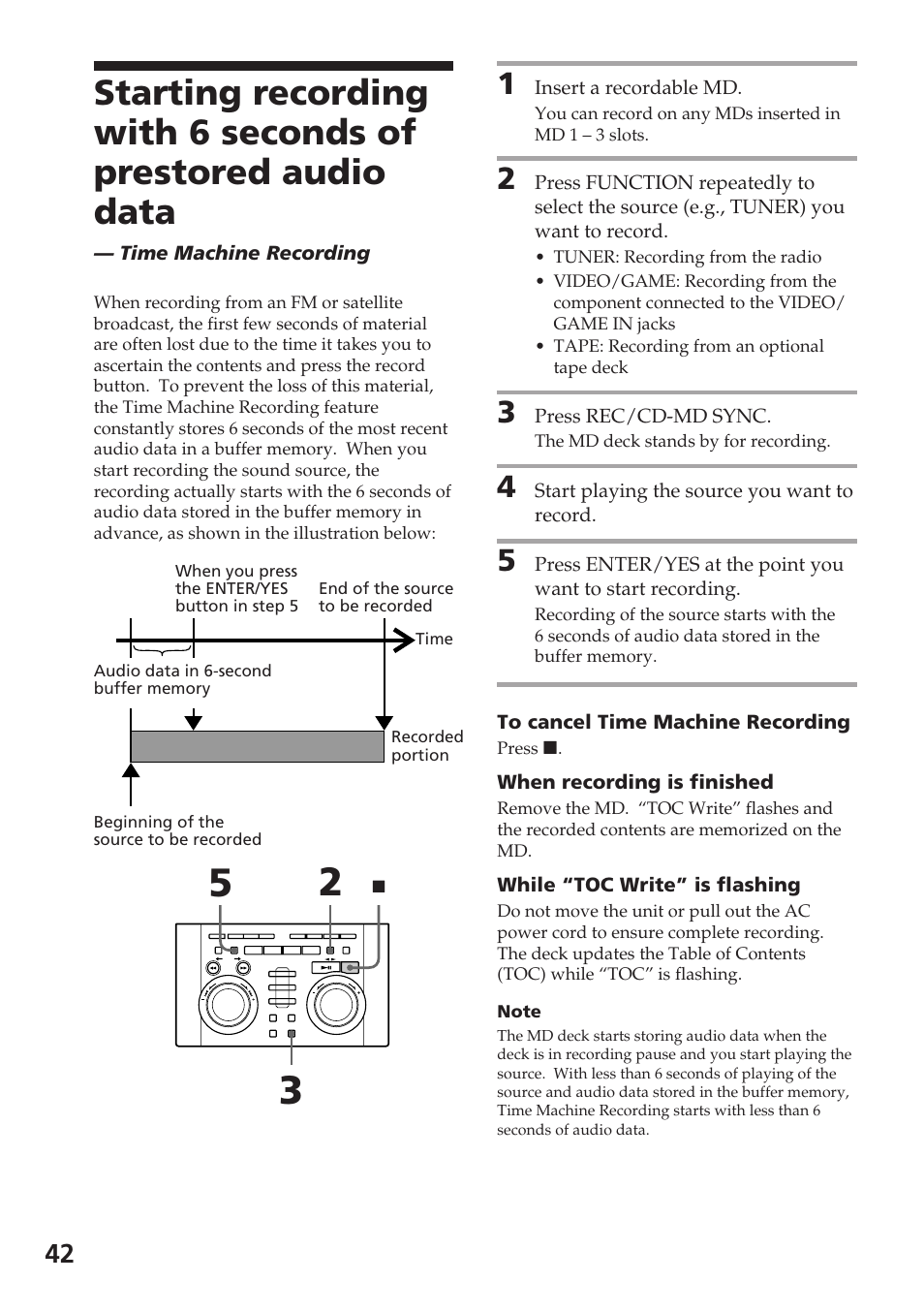 Sony DHC-MD515 User Manual | Page 42 / 72
