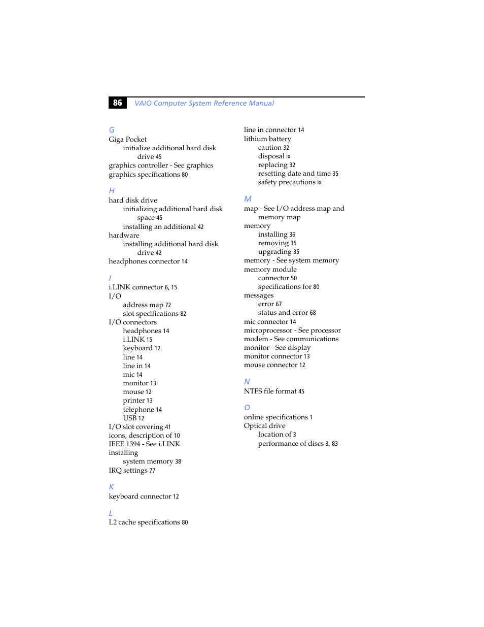 Sony PCV-RS310 User Manual | Page 100 / 102