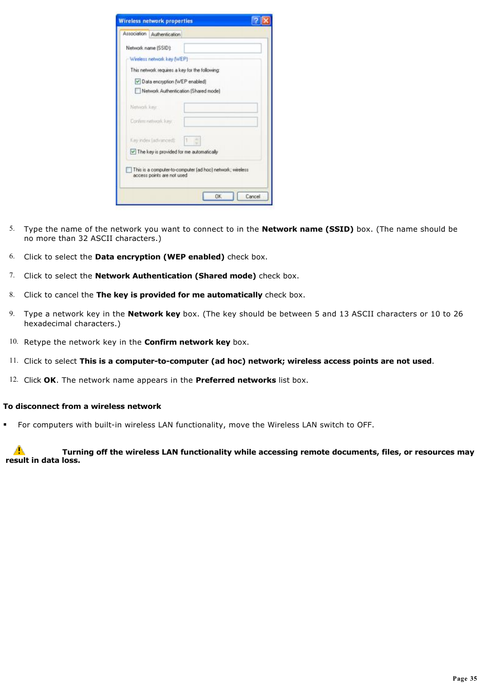 Sony PCG-GRZ610 User Manual | Page 35 / 164