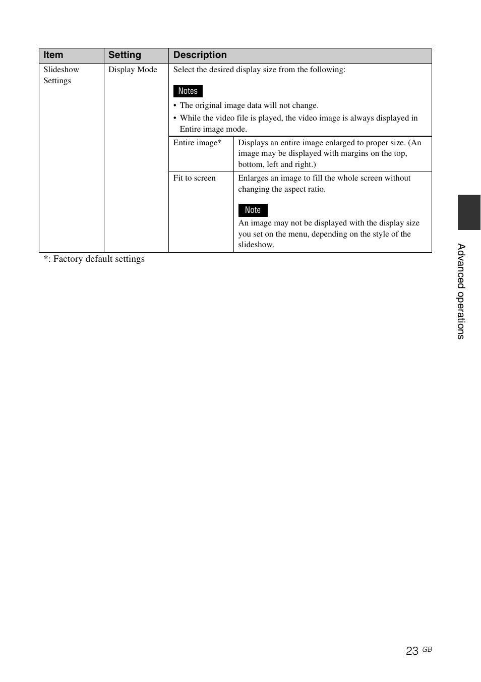 Sony DPF-D830 User Manual | Page 23 / 54