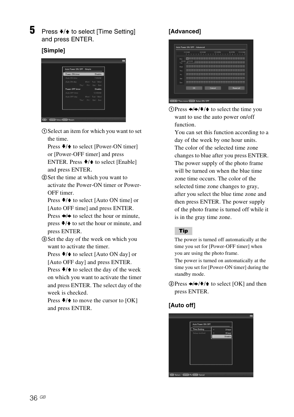 Sony DPF-D830 User Manual | Page 36 / 54