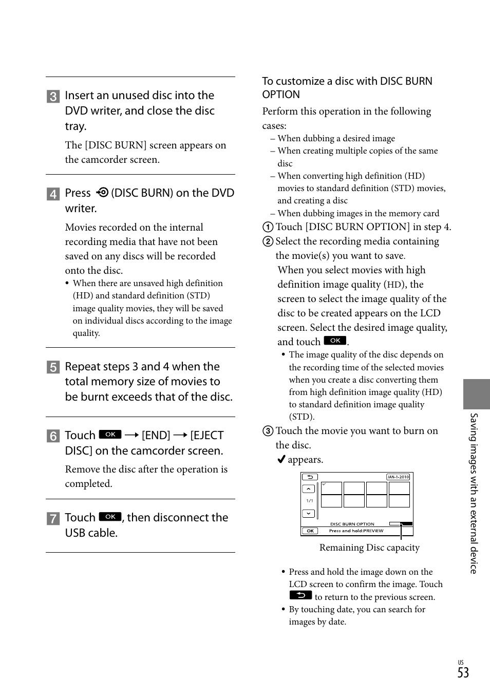 Sony HDR-XR550V User Manual | Page 53 / 159