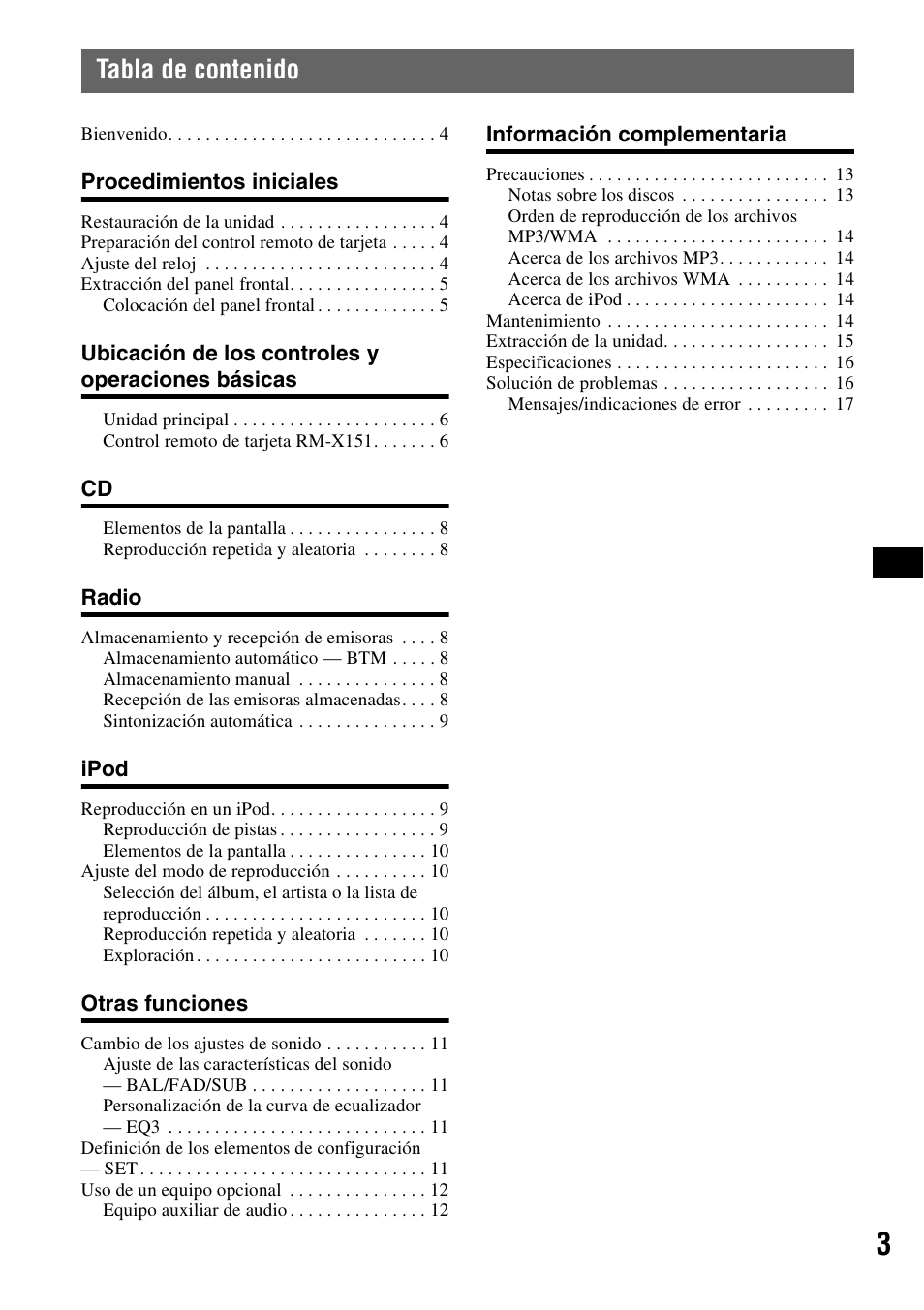 Sony CDX-GT42IPW User Manual | Page 19 / 36