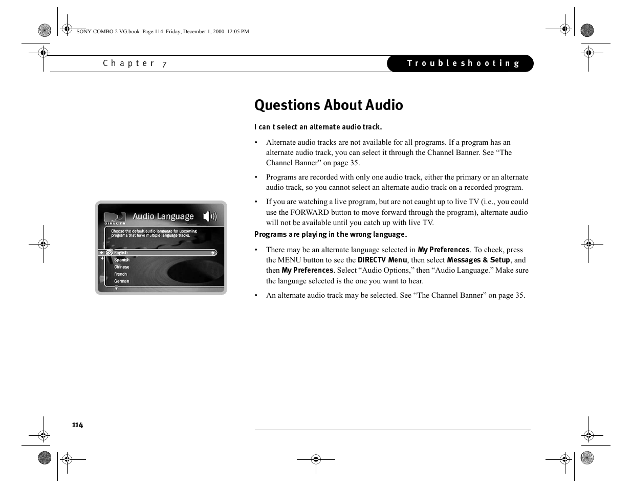 Sony SAT-T60 User Manual | Page 125 / 152