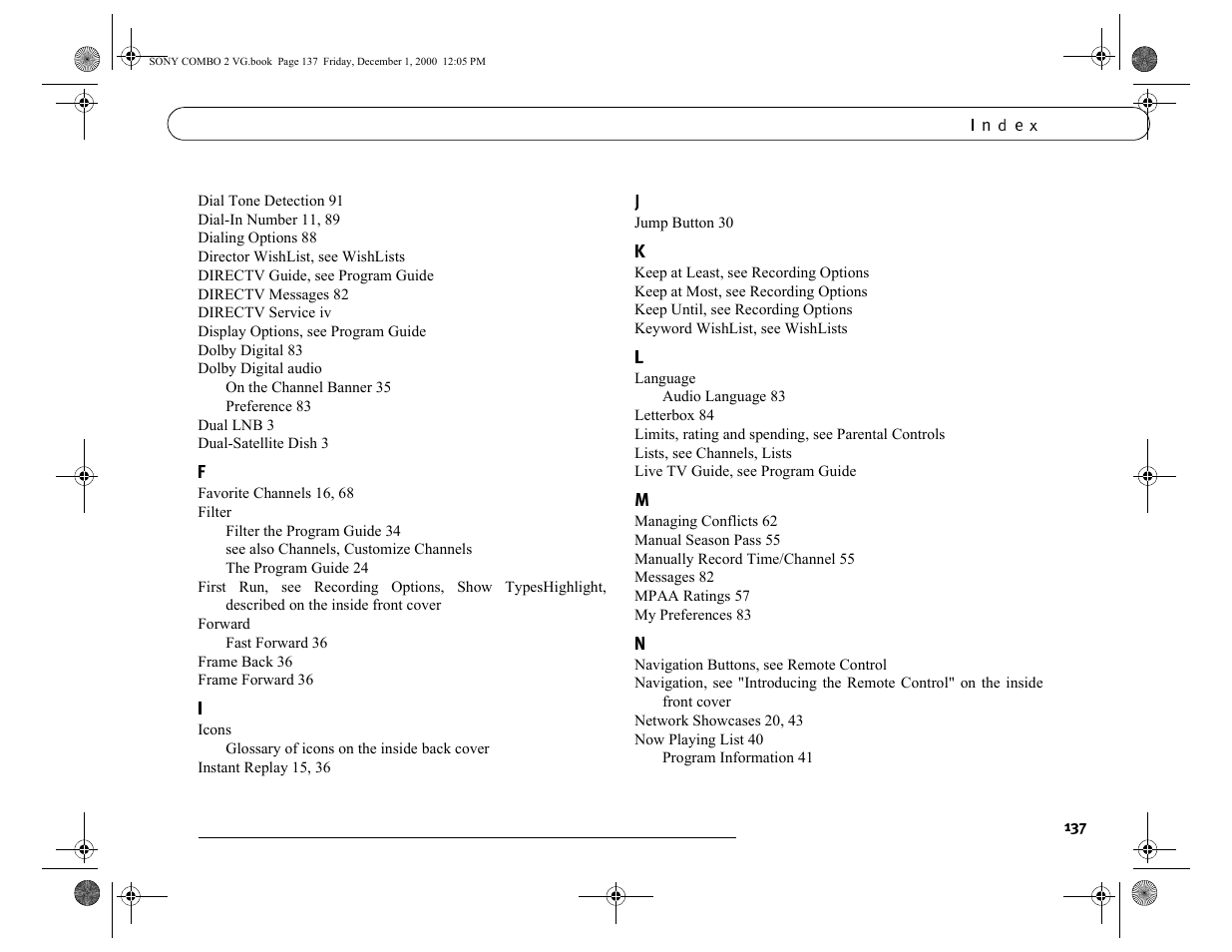 Sony SAT-T60 User Manual | Page 148 / 152