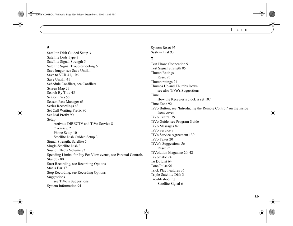 Sony SAT-T60 User Manual | Page 150 / 152