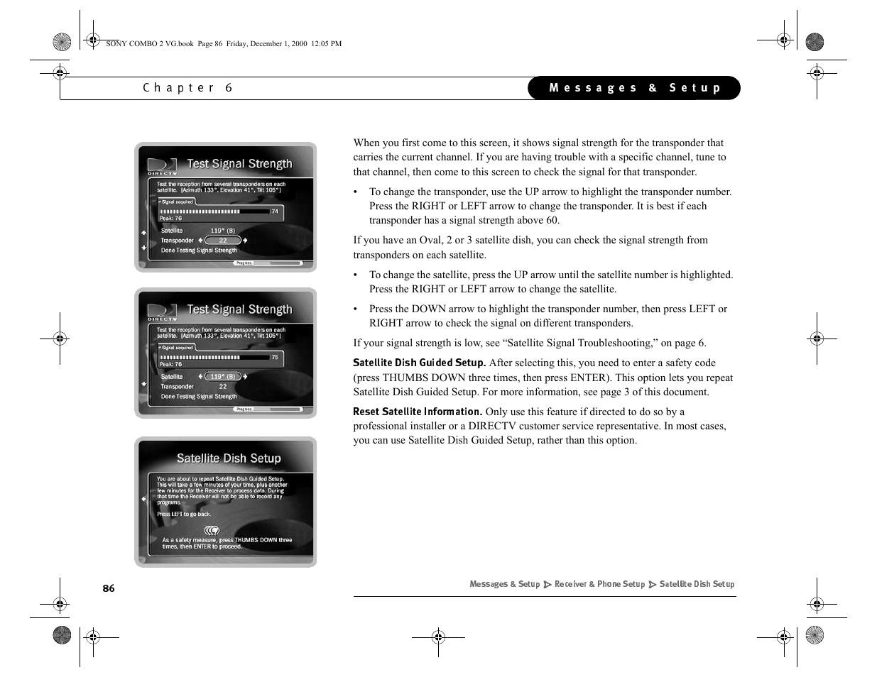 Sony SAT-T60 User Manual | Page 97 / 152